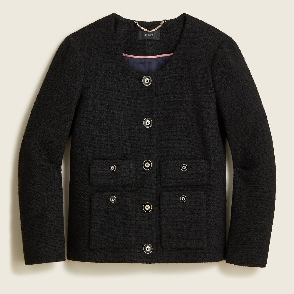 J.Crew 'Lady' Black Jacket Size 4